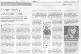 Encuentros y desencuentros