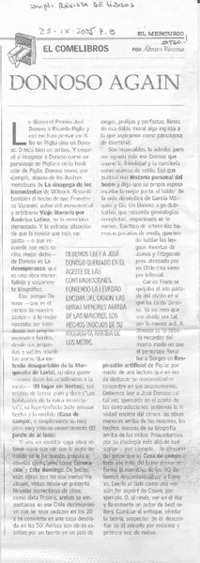 Donoso again
