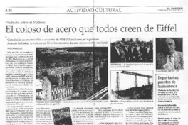 El coloso de acero quue todos creen de Eiffel