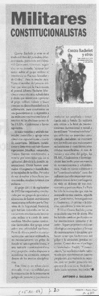 Militares constitucionalistas