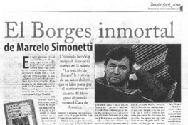 El Borges inmortal de Marcelo Simonetti