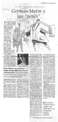 Germán marín y sus "nenes"