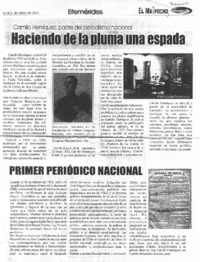 Haciendo de la pluma una espada