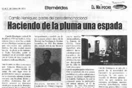 Haciendo de la pluma una espada