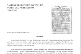 Camilo Henríquez González, padre del periodismo chileno
