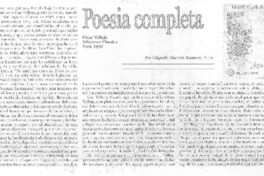 Poesía completa