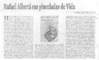 Rafael Alberti y sus pinceladas de vida