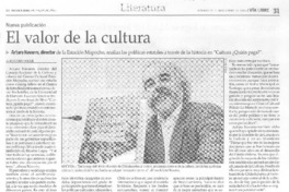 El valor de la cultura