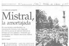 Mistral, la amortajada