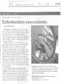 Entretenidas evocaciones