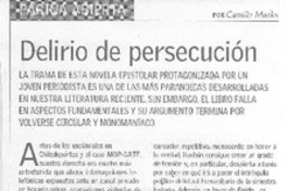 Delirio de persecución
