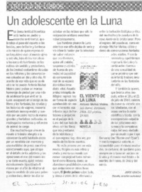 Un adolescente en la luna