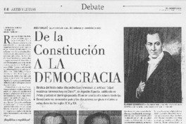 De la constitución a la democracia