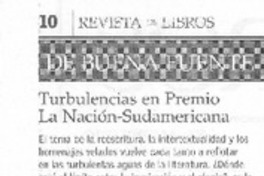 Turbulencias en Premio a Nación-Sudamericana