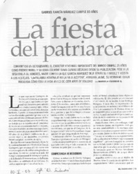 La fiesta del patriarca (entrevista)