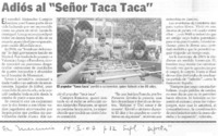 Adiós al "Señor Taca Taca"