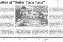 Adiós al "Señor Taca Taca"