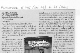 El negocio de la celebridad