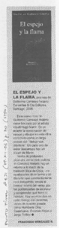 El espejo y la flama