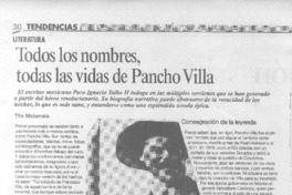 Todos los nombres, todas las vidas de Pancho Villa