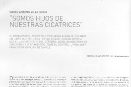 Somos hijos de nuestras cicatrices