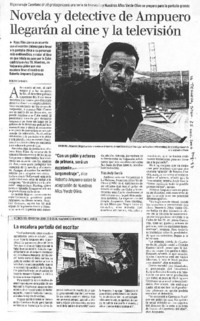 Novela y detective de Ampuero llegarán al cine y la televisión