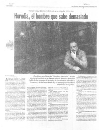 Heredia, el hombre que sabe demasiado (entrevistas)