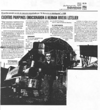 Cuentos pampinos emocionaron a Hernán Rivera Letelier