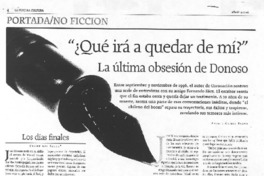 "¿Qué irá a quedar de mí?"