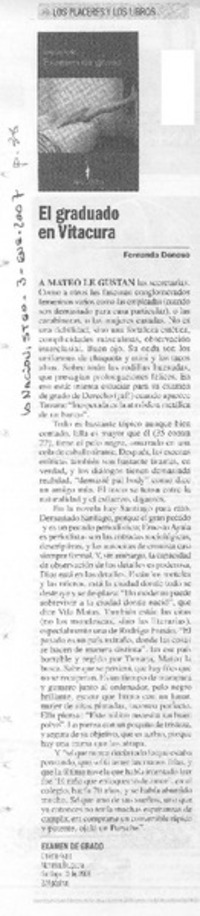 El gtraduado en Vitacura