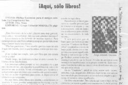 Aquí, sólo libros!