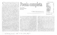 Poesía completa