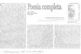 Poesía completa
