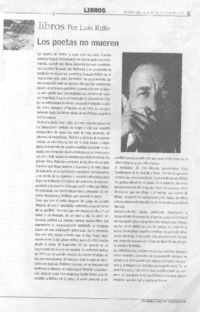 Los poetas no mueren