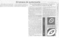 El tatuaje de la memoria
