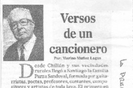 Versos de un cancionero