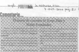 El ajuste de cuentas de Jorge Díaz y Maité Fernández