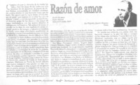 Razón de amor
