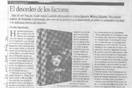 El desorden los factores