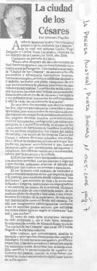 La ciudad de los césares