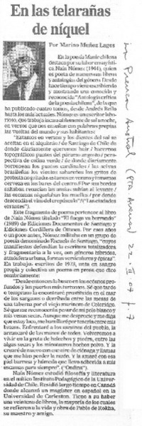 En las telarañas de níquel