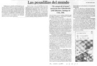 Las pesadillas del mundo