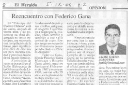 Reencuentro con Federico Gana