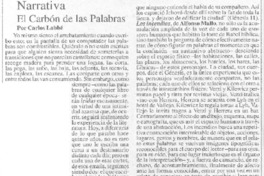 El carbón de las palabras