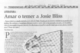 Amar o temer a Josie Bliss