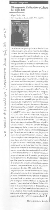 El Imaginario. Civilización y cultura del siglo XXI