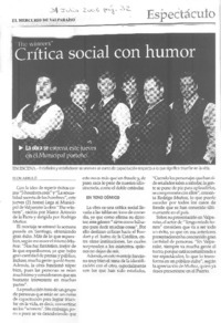Crítica social con humor