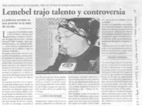 Lemebel trajo talento y controversia