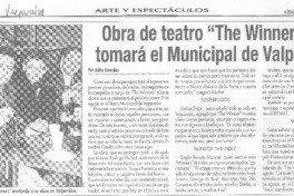 Obra de teatro "The Winners" se tomará el Municipal de Valparaíso