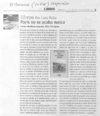 París no se acaba nunca